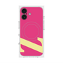 プレミアムスクエアケース with MagSafe［ オリジナル - initial color - Z pink ］