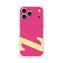 プレミアムスクエアケース with MagSafe［ オリジナル - initial color - Z pink ］