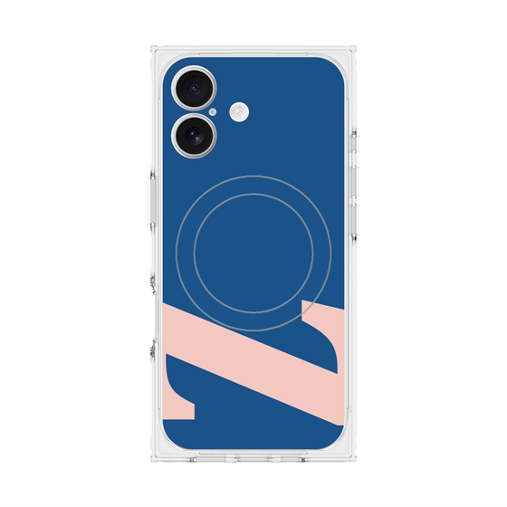 プレミアムスクエアケース with MagSafe［ オリジナル - initial color - Z navy ］