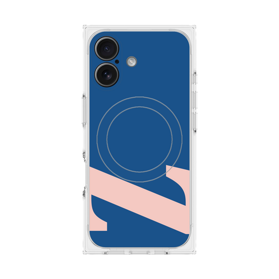 プレミアムスクエアケース with MagSafe［ オリジナル - initial color - Z navy ］