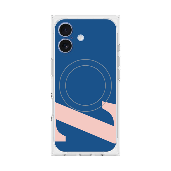 プレミアムスクエアケース with MagSafe［ オリジナル - initial color - Z navy ］