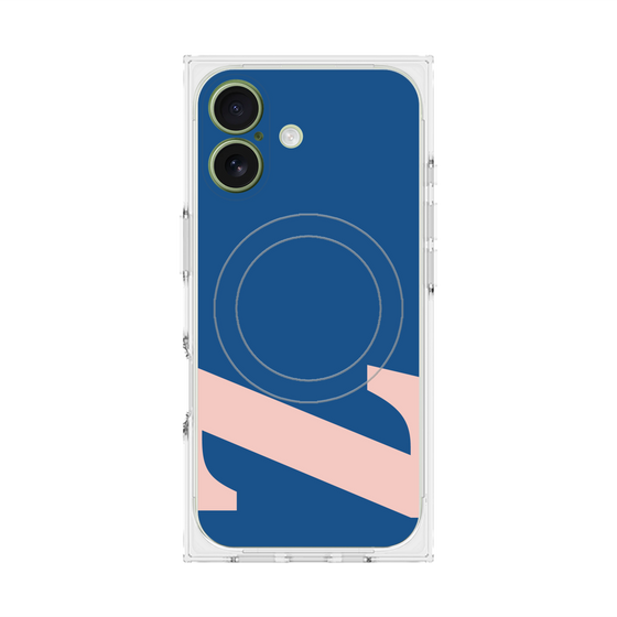 プレミアムスクエアケース with MagSafe［ オリジナル - initial color - Z navy ］