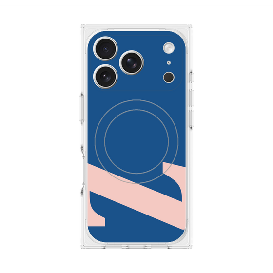 プレミアムスクエアケース with MagSafe［ オリジナル - initial color - Z navy ］