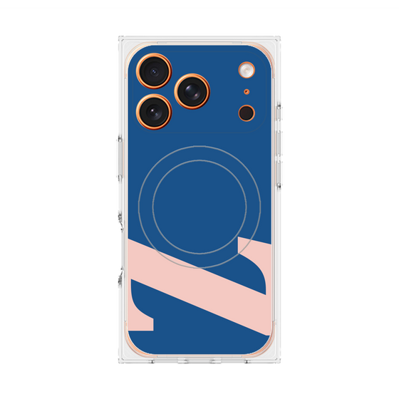 プレミアムスクエアケース with MagSafe［ オリジナル - initial color - Z navy ］