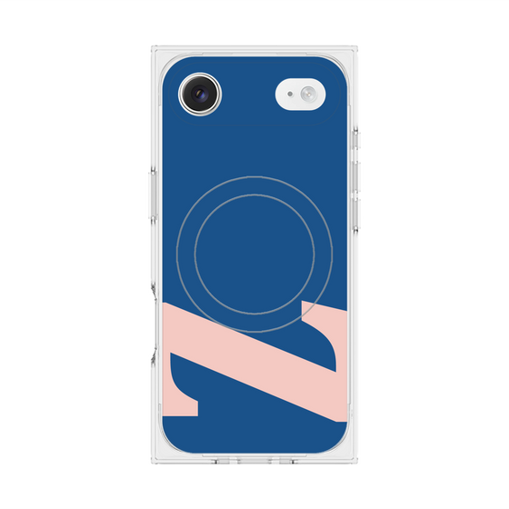 プレミアムスクエアケース with MagSafe［ オリジナル - initial color - Z navy ］