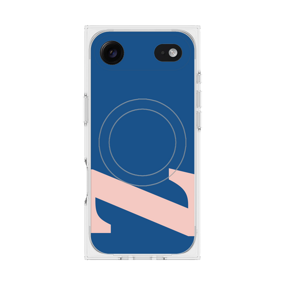 プレミアムスクエアケース with MagSafe［ オリジナル - initial color - Z navy ］