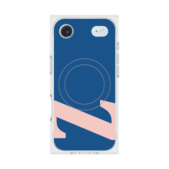 プレミアムスクエアケース with MagSafe［ オリジナル - initial color - Z navy ］