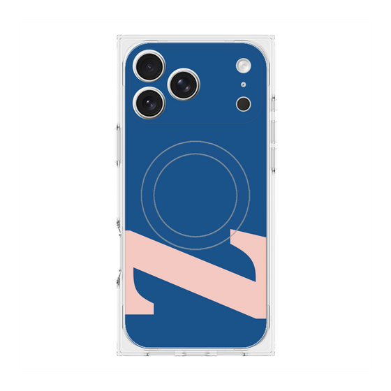 プレミアムスクエアケース with MagSafe［ オリジナル - initial color - Z navy ］