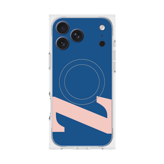プレミアムスクエアケース with MagSafe［ オリジナル - initial color - Z navy ］