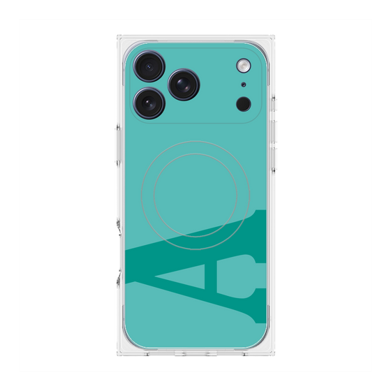 プレミアムスクエアケース with MagSafe［ オリジナル - initial color - A light green ］