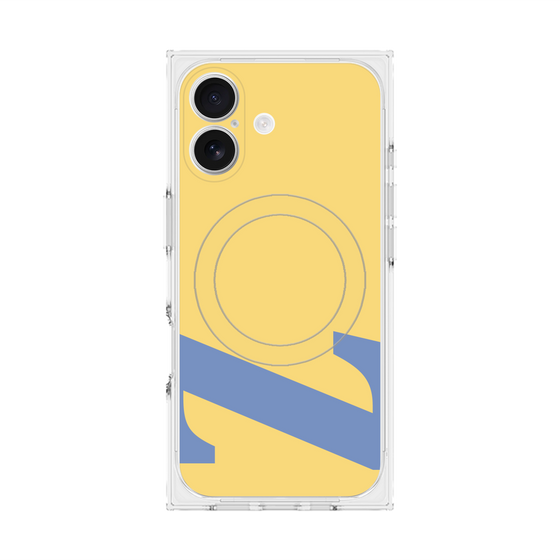 プレミアムスクエアケース with MagSafe［ オリジナル - initial color - Z yellow ］