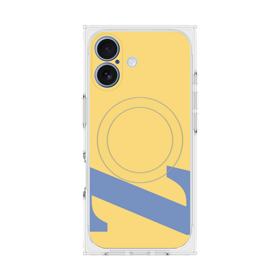 プレミアムスクエアケース with MagSafe［ オリジナル - initial color - Z yellow ］