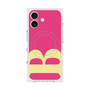プレミアムスクエアケース with MagSafe［ オリジナル - initial color - B pink ］
