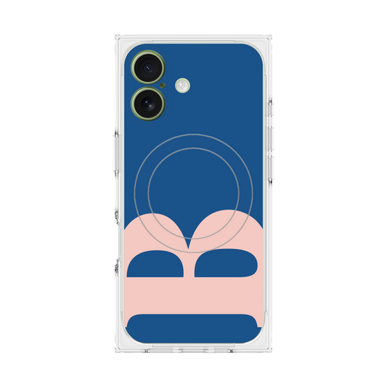 プレミアムスクエアケース with MagSafe［ オリジナル - initial color - B navy ］