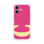 プレミアムスクエアケース with MagSafe［ オリジナル - initial color - C pink ］