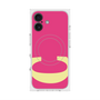 プレミアムスクエアケース with MagSafe［ オリジナル - initial color - C pink ］