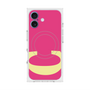 プレミアムスクエアケース with MagSafe［ オリジナル - initial color - C pink ］