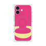 プレミアムスクエアケース with MagSafe［ オリジナル - initial color - C pink ］