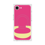 プレミアムスクエアケース with MagSafe［ オリジナル - initial color - C pink ］