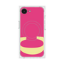 プレミアムスクエアケース with MagSafe［ オリジナル - initial color - C pink ］