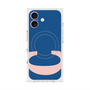 プレミアムスクエアケース with MagSafe［ オリジナル - initial color - C navy ］