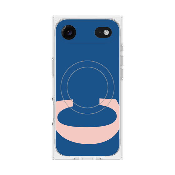 プレミアムスクエアケース with MagSafe［ オリジナル - initial color - C navy ］