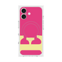 プレミアムスクエアケース with MagSafe［ オリジナル - initial color - E pink ］