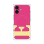 プレミアムスクエアケース with MagSafe［ オリジナル - initial color - E pink ］