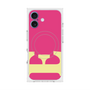 プレミアムスクエアケース with MagSafe［ オリジナル - initial color - E pink ］