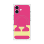 プレミアムスクエアケース with MagSafe［ オリジナル - initial color - E pink ］