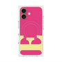 プレミアムスクエアケース with MagSafe［ オリジナル - initial color - E pink ］
