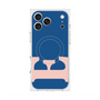 プレミアムスクエアケース with MagSafe［ オリジナル - initial color - E navy ］