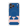 プレミアムスクエアケース with MagSafe［ オリジナル - initial color - E navy ］