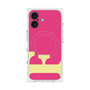 プレミアムスクエアケース with MagSafe［ オリジナル - initial color - F pink ］