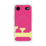 プレミアムスクエアケース with MagSafe［ オリジナル - initial color - F pink ］