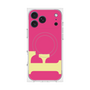 プレミアムスクエアケース with MagSafe［ オリジナル - initial color - F pink ］