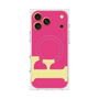 プレミアムスクエアケース with MagSafe［ オリジナル - initial color - F pink ］