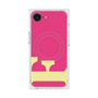 プレミアムスクエアケース with MagSafe［ オリジナル - initial color - F pink ］