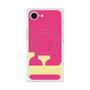 プレミアムスクエアケース with MagSafe［ オリジナル - initial color - F pink ］