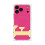 プレミアムスクエアケース with MagSafe［ オリジナル - initial color - F pink ］
