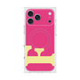 プレミアムスクエアケース with MagSafe［ オリジナル - initial color - F pink ］