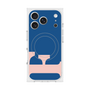 プレミアムスクエアケース with MagSafe［ オリジナル - initial color - F navy ］