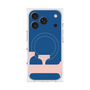 プレミアムスクエアケース with MagSafe［ オリジナル - initial color - F navy ］