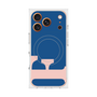 プレミアムスクエアケース with MagSafe［ オリジナル - initial color - F navy ］