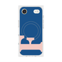 プレミアムスクエアケース with MagSafe［ オリジナル - initial color - F navy ］