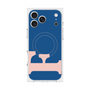 プレミアムスクエアケース with MagSafe［ オリジナル - initial color - F navy ］