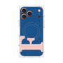 プレミアムスクエアケース with MagSafe［ オリジナル - initial color - F navy ］