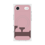 プレミアムスクエアケース with MagSafe［ オリジナル - initial color - F dusty pink ］