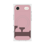 プレミアムスクエアケース with MagSafe［ オリジナル - initial color - F dusty pink ］