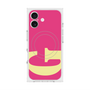 プレミアムスクエアケース with MagSafe［ オリジナル - initial color - G pink ］